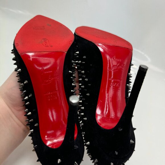 🌷❤️‍🔥SPRING SALE 🔥 FINAL PRICE🌷Christian Louboutin Escarpic 100 Spikes 37.5 - Picture 6 of 8